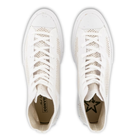 Converse Chuck 70 High Redux in White/natural Ivory/cyber Mango - Picture 3 of 12